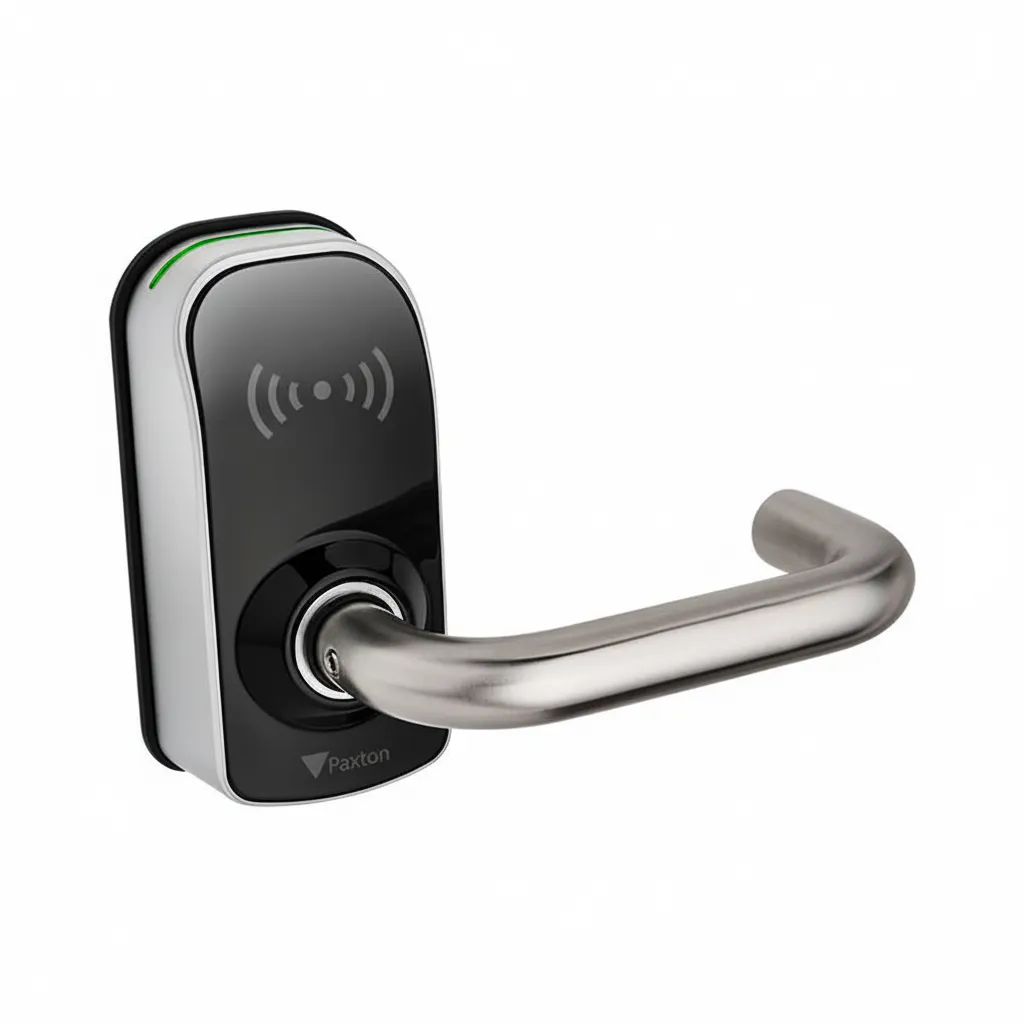 PaxLock High-Security Black Euro Cylinder Lock for Indoor Use