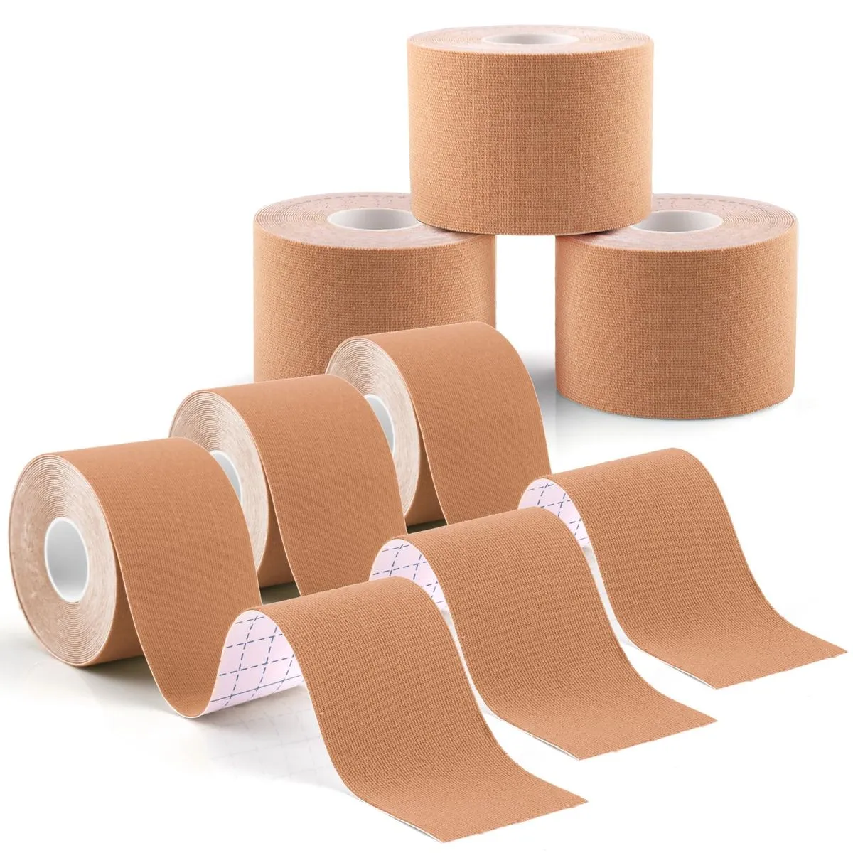6 Rolls Kinesiology Tape, Sports Tape for Body, Waterproof Kinesio Tapes