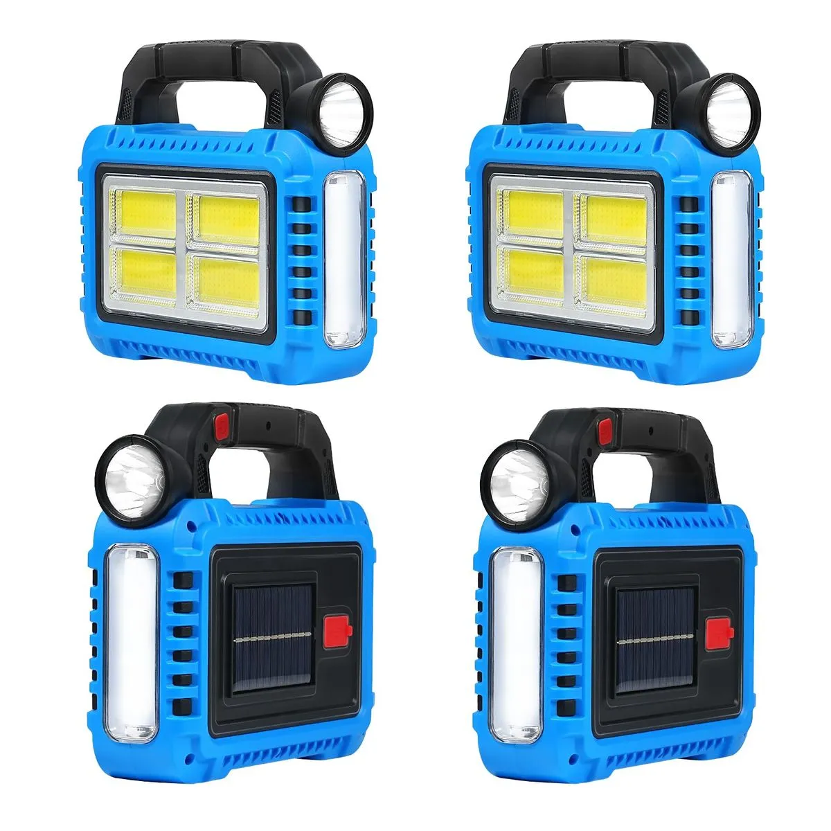 Rechargeable Solar Work Light 100W Portable Floodlight Torches
