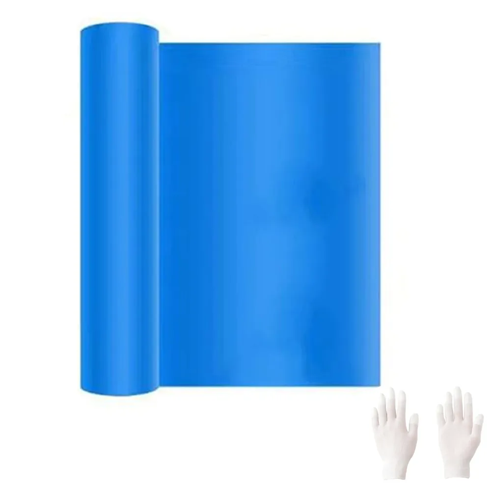 10m Tool DIY Self-Adhesive Industrial Roof Waterproof Tape With Gloves - Blue 0.3*10m