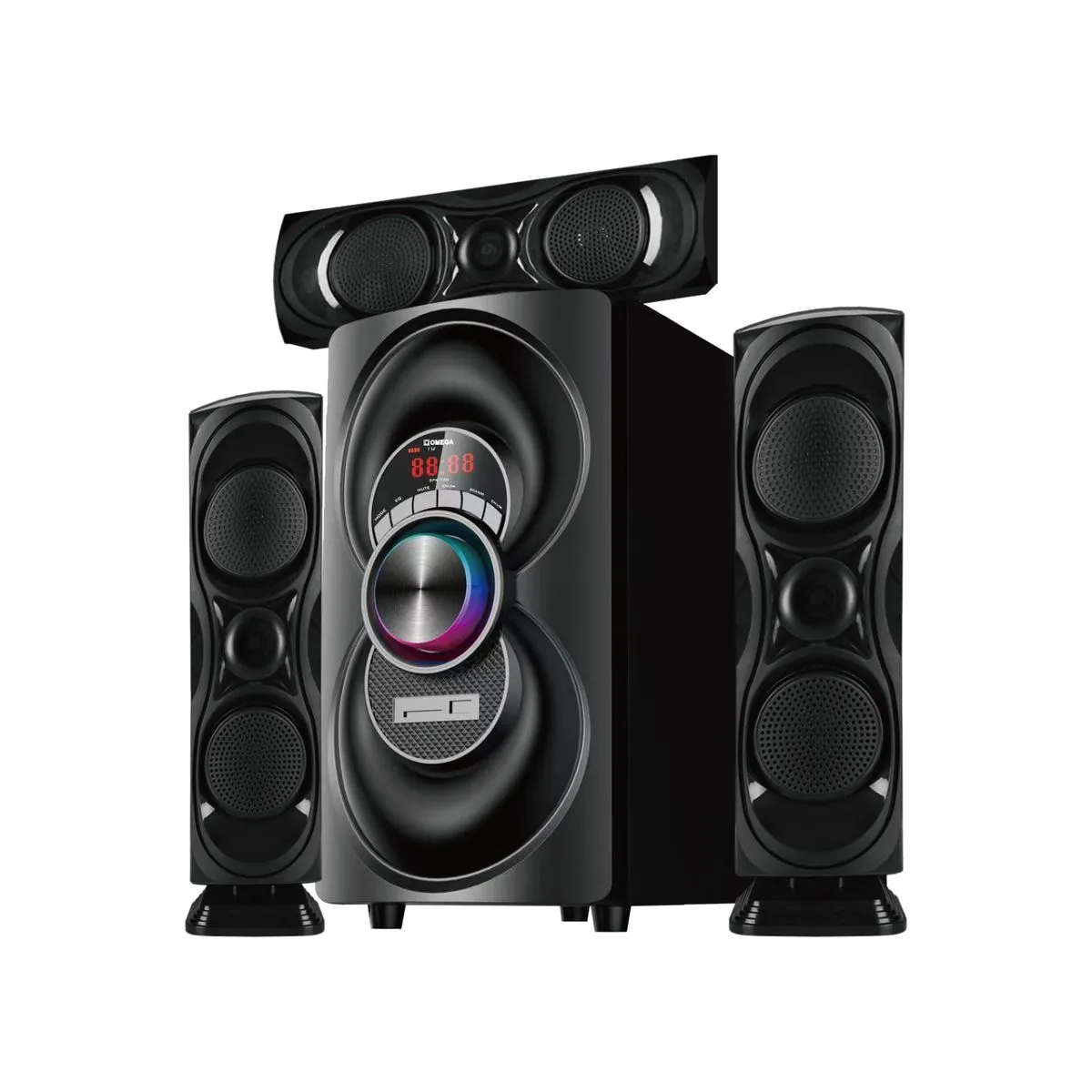 Omega 3.1CH Multimedia Speaker System with Enhanced Bass SPK-720