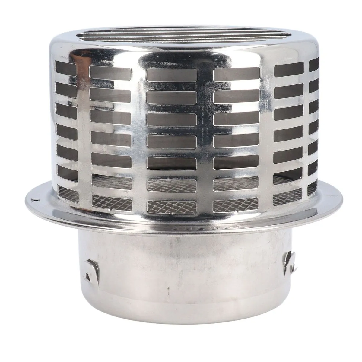 Small Stainless Steel Air Vent Cap Louvered Round Cover