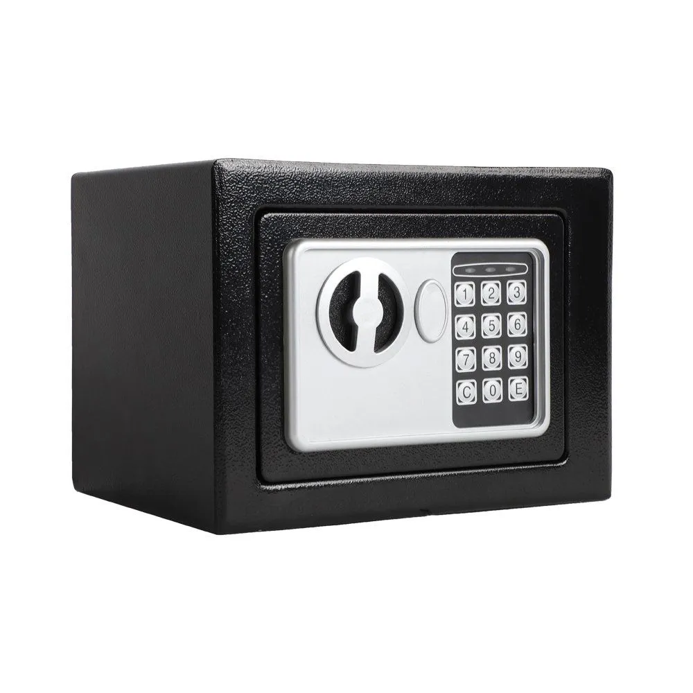 Mini Safe Deposit Box - Black