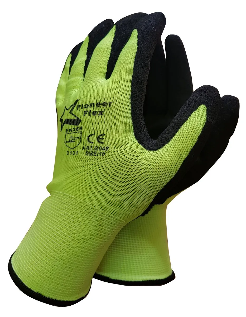 Gloves Flex Lime Size 10l G048