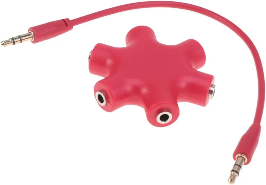 Unique Headphone Splitter Audio Jack Extender for Adapters