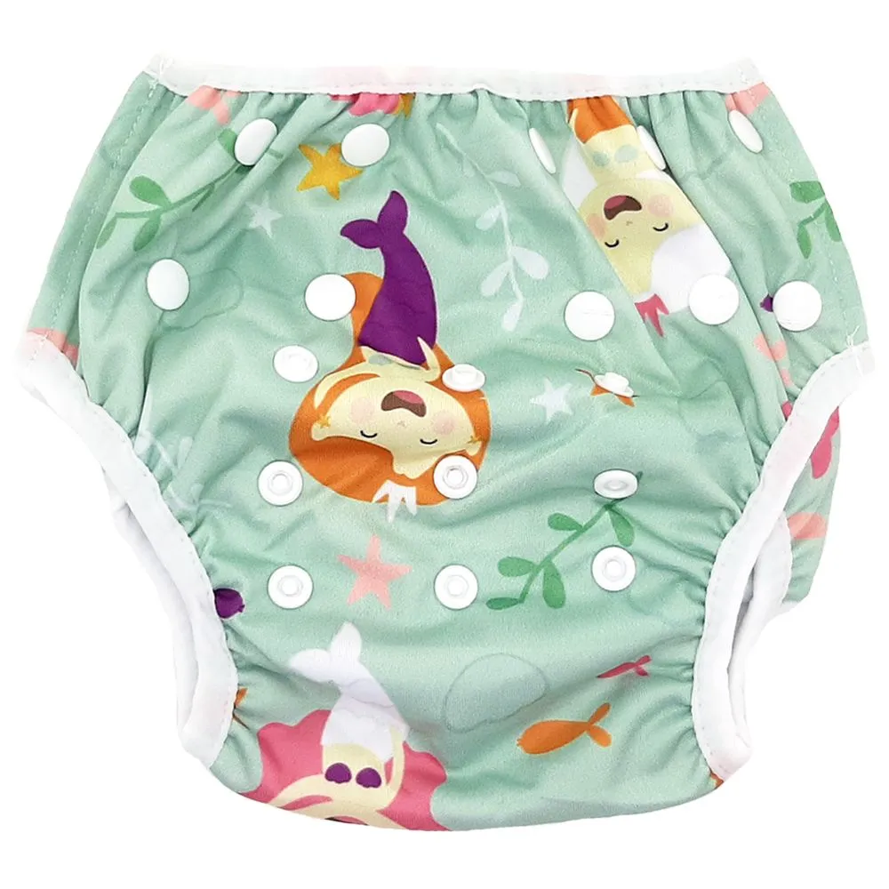Bamboo Baby Swimming Nappy - Mermaid