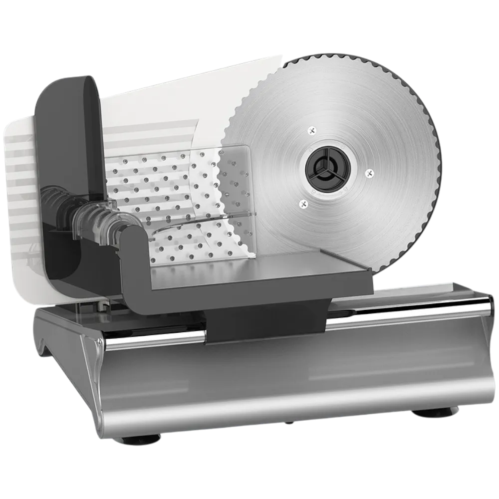 Electric Food Slicer 200W - Heavy-Duty Stainless Steel Meat Cutter