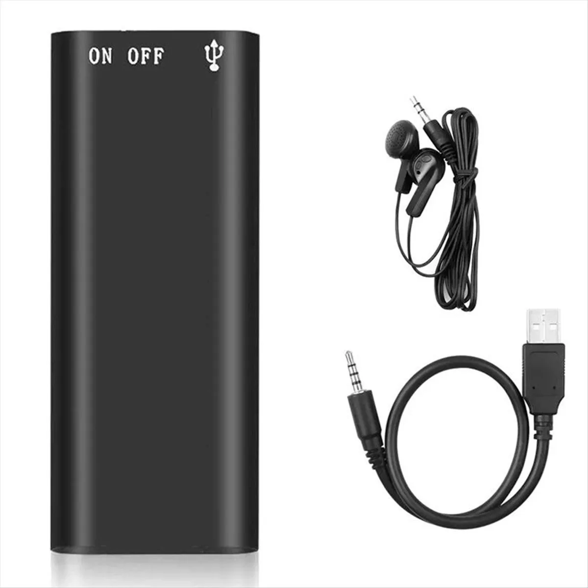 Digital Voice Recorder Mp3 Player 192Kbps Wav Audio Recorder 16Gb