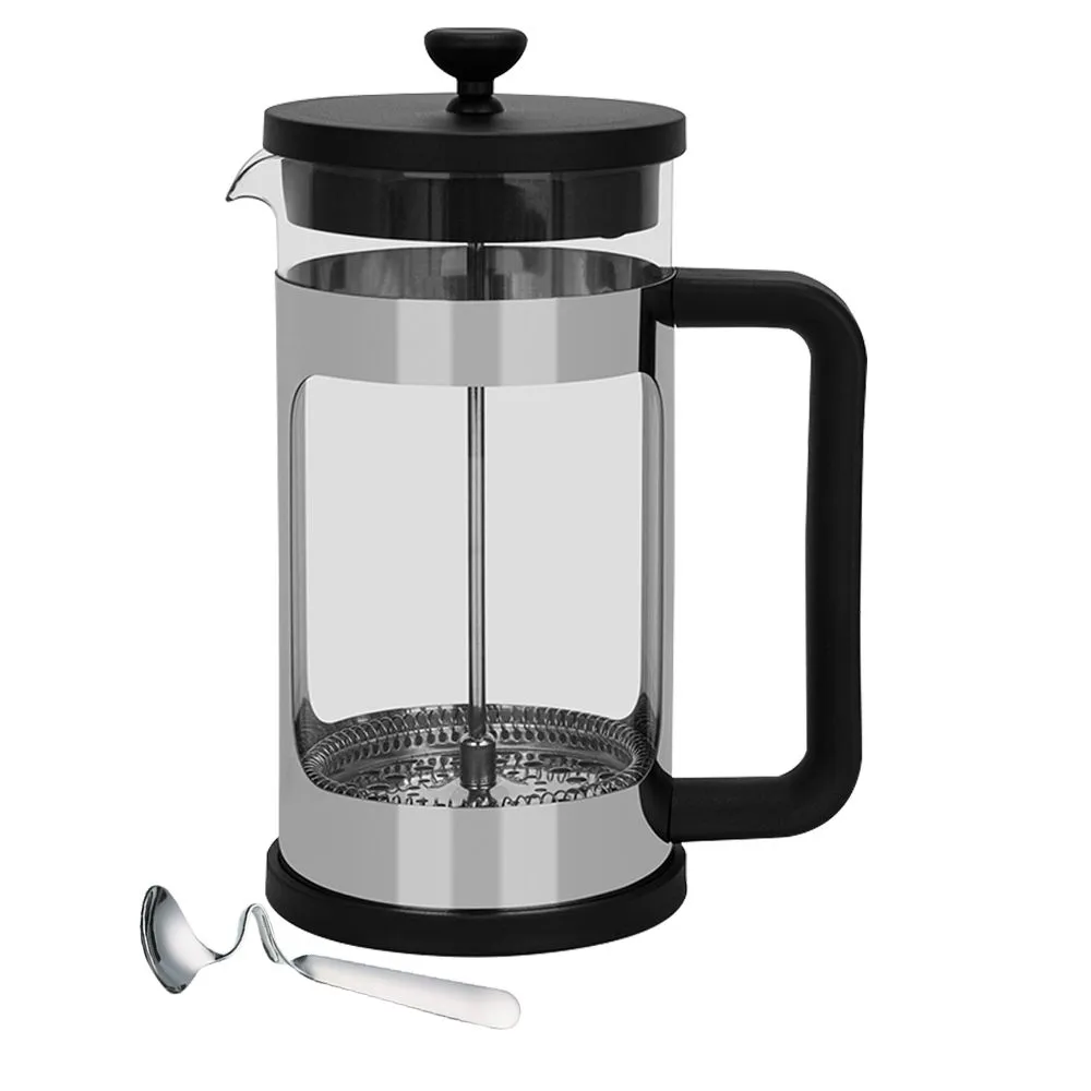 1000ml Modern Design Stainless Steel, PP material French Press Coffee Makers