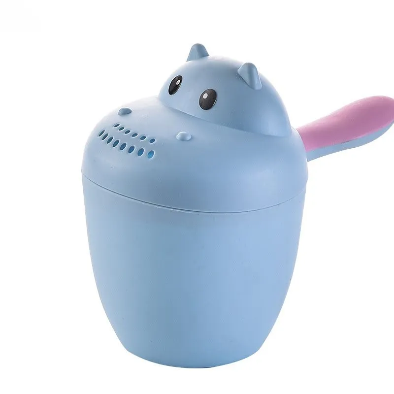 Baby Shampoo Rinser Durable Kids Shampoo Rinse Cup Bath Shower Washing Head - Blue