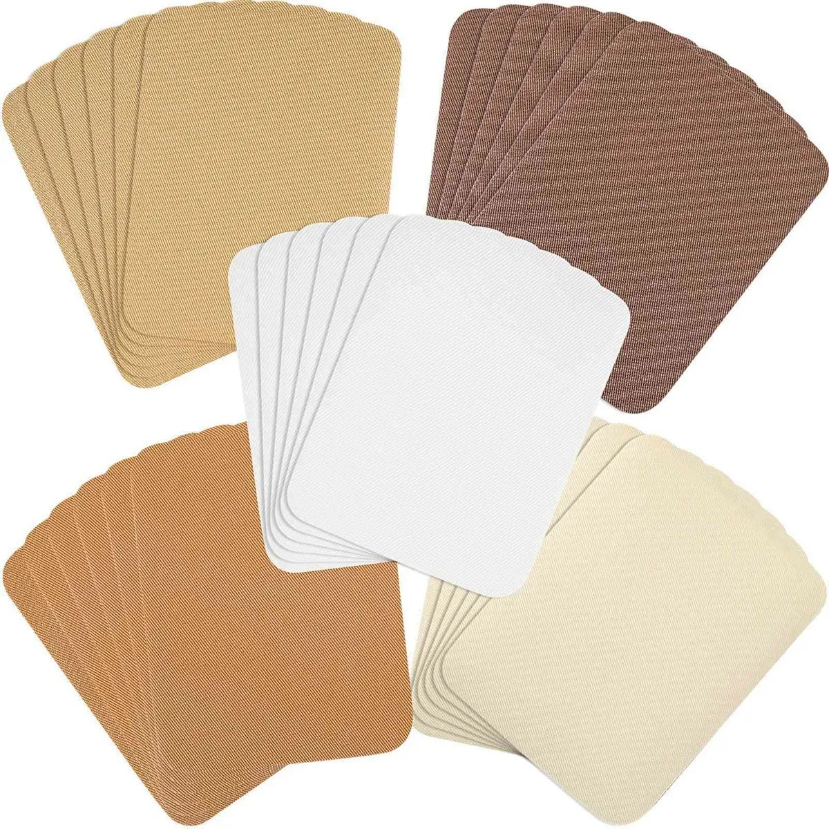 30Pcs 3.8 x 5 Inches Iron-on Patches Iron on Mending Fabric for Pants