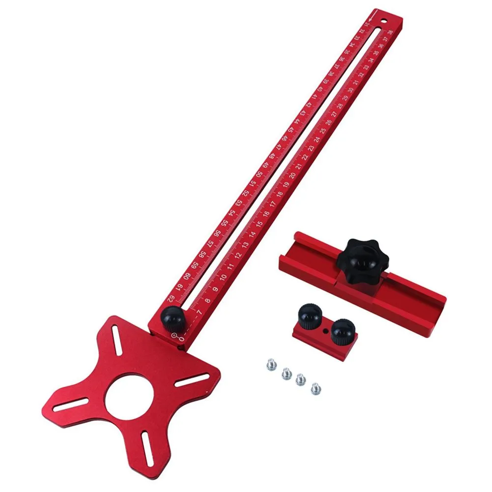 Router Milling Groove Bracket Cabinet Hardware Jig Compatible with None
