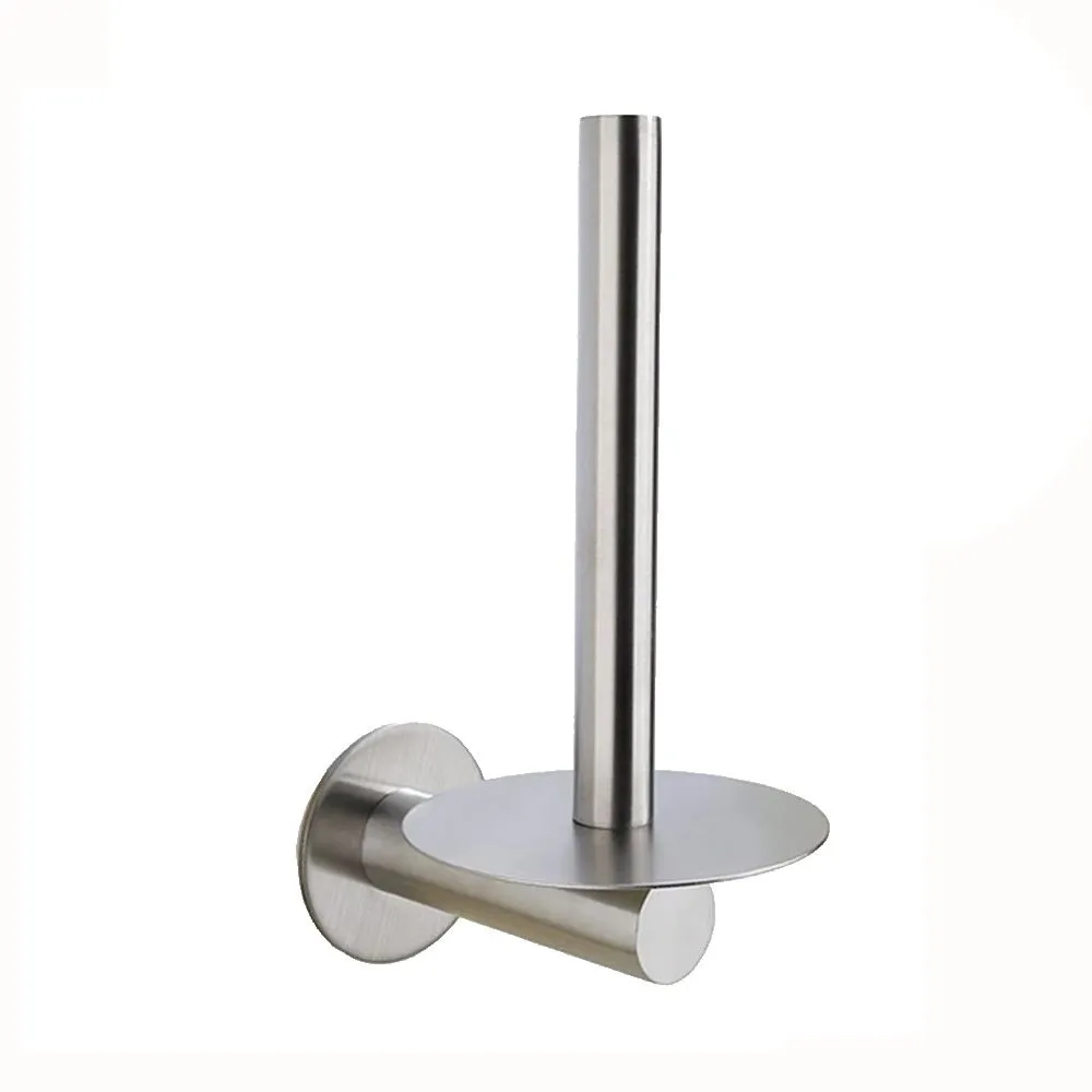 Stainless Steel Toilet Paper Towel Holder Stand for Bathroom