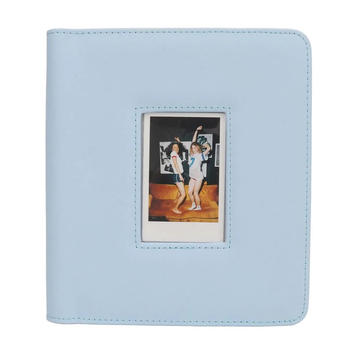Photo Album 288 Pieces Blue with Clear Window Cover