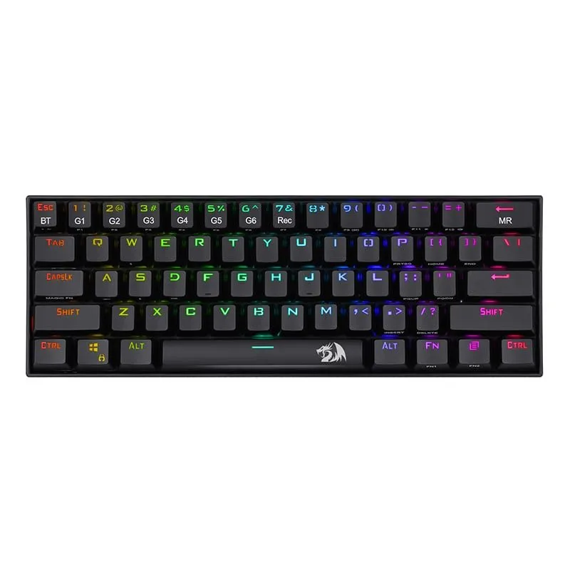 Redragon K530 Draconic 60% Compact RGB Wireless Mechanical Keyboard - Black