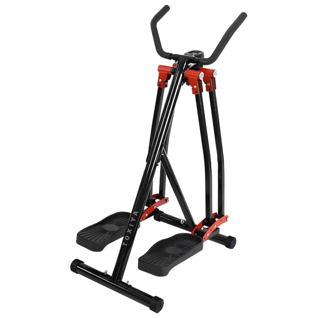 TOXIYA Full Body Air Walker Elliptical - Compact Home Fitness Machine