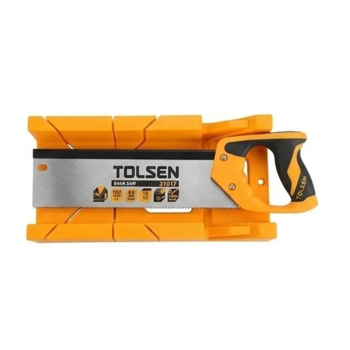 Tolsen - Mitre Box Plastic + 300mm Back Saw