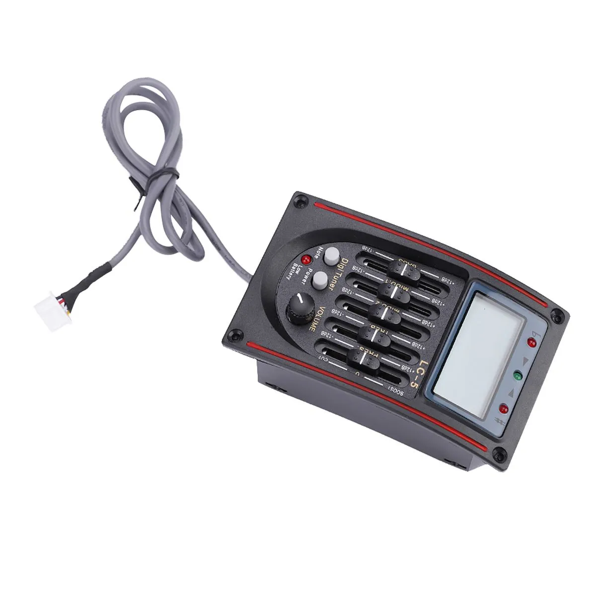 Guitar Preamp EQ Tuner with Piezo Pickup