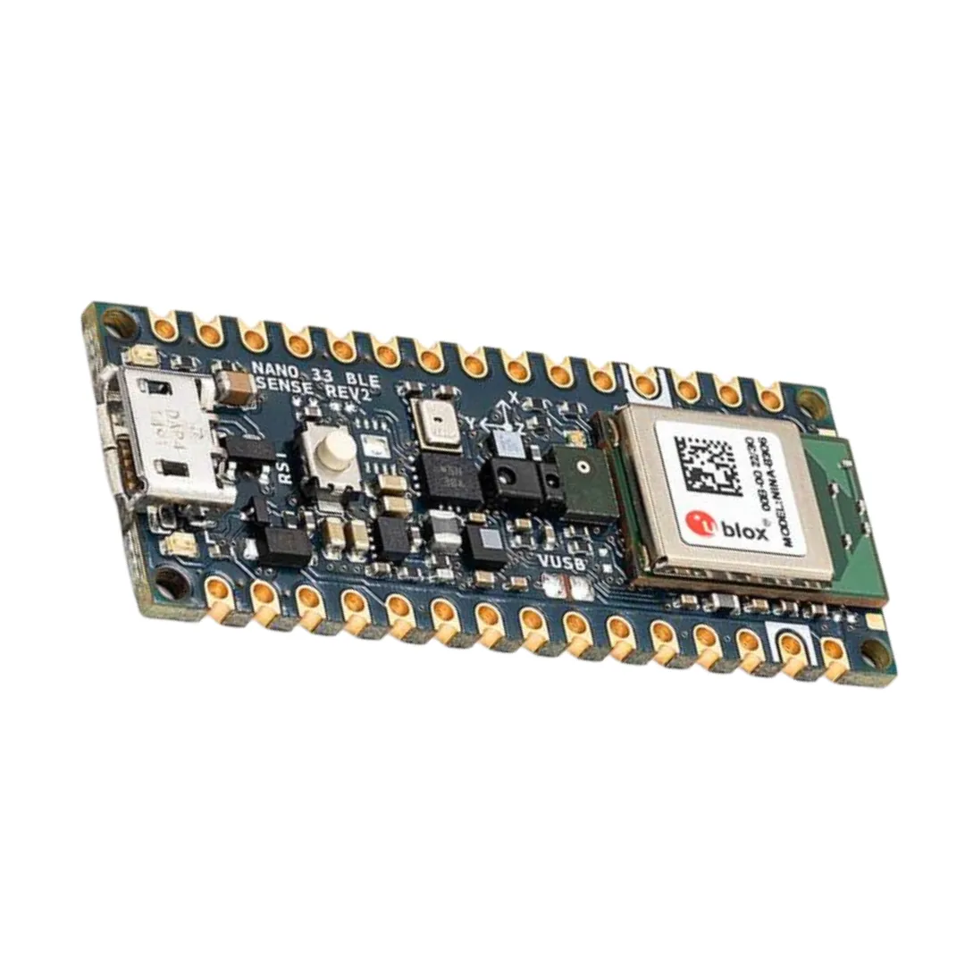 Arduino Nano 33 BLE Sense Rev2 - AI-Enabled Board with Sensors & BLE