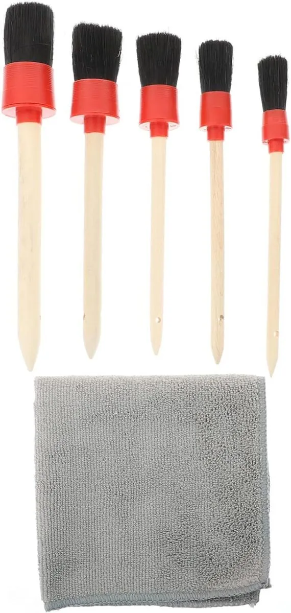 Car Wheel Tire Cleaning Brush Ergonomic Car Detailing Tools for Rims