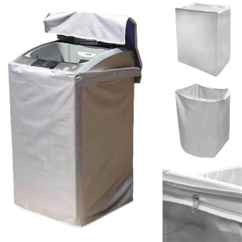 Universal Washing Machine Cover Top Loader 8-10kg - Silver
