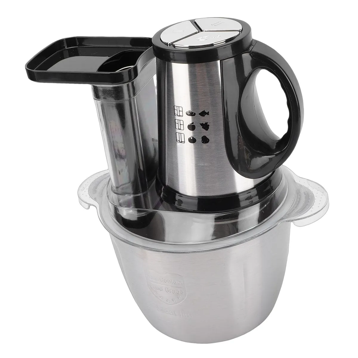 300W 3L Electric Food Processor Stainless Steel Chopper EU Plug