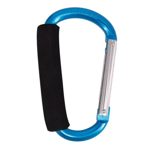 Carabiner Clip Durable Spring Snap Hook Key Chain Clips - Blue