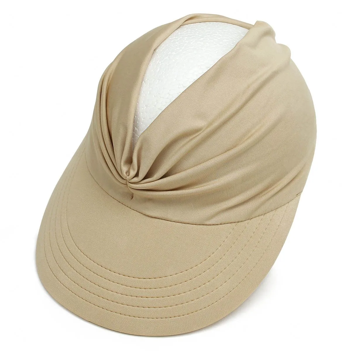 Wide Brim Visor Hats for Women, Lightweight Packable Ponytail Hat