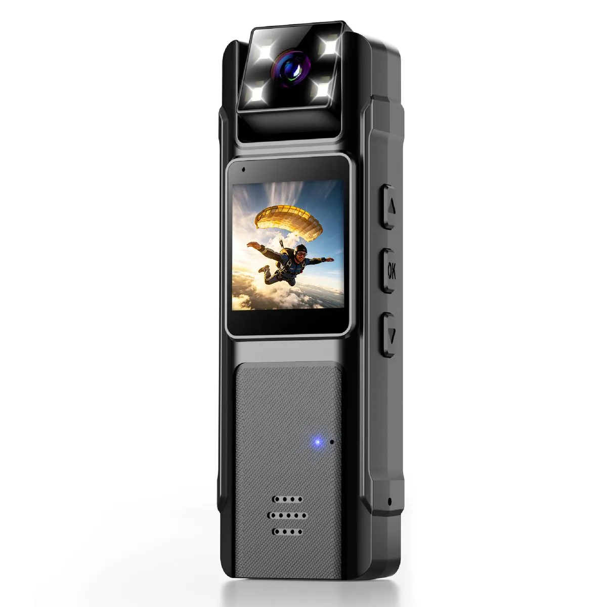 1080 FHD Action Camera, WiFi Sports Cam with Wide Angle, Rotating Lens