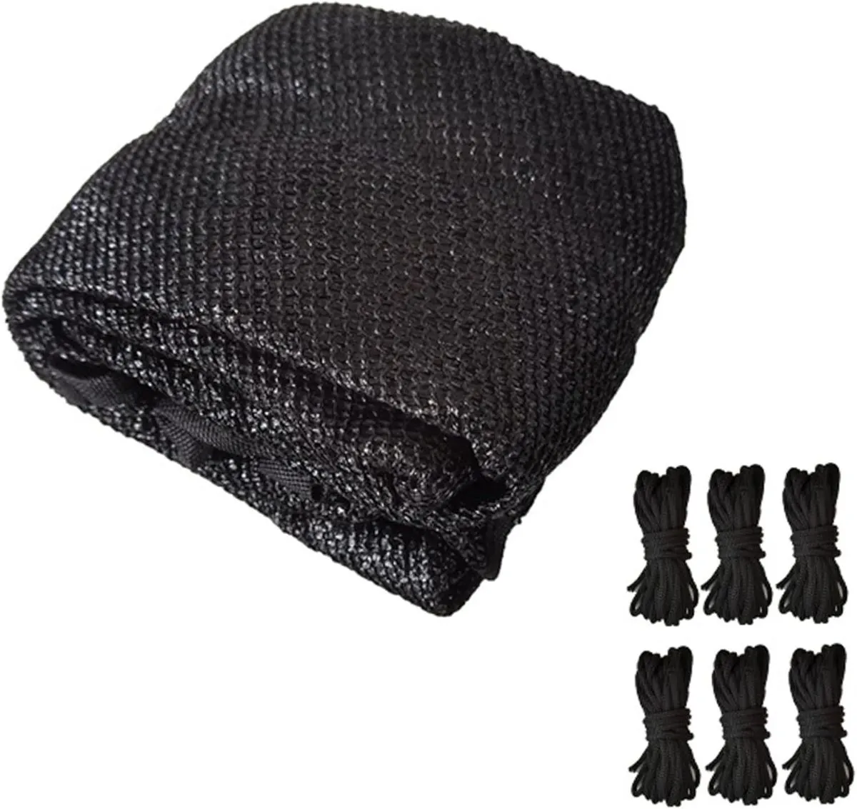 14Ft Round Trampoline Sunshade Cover Black