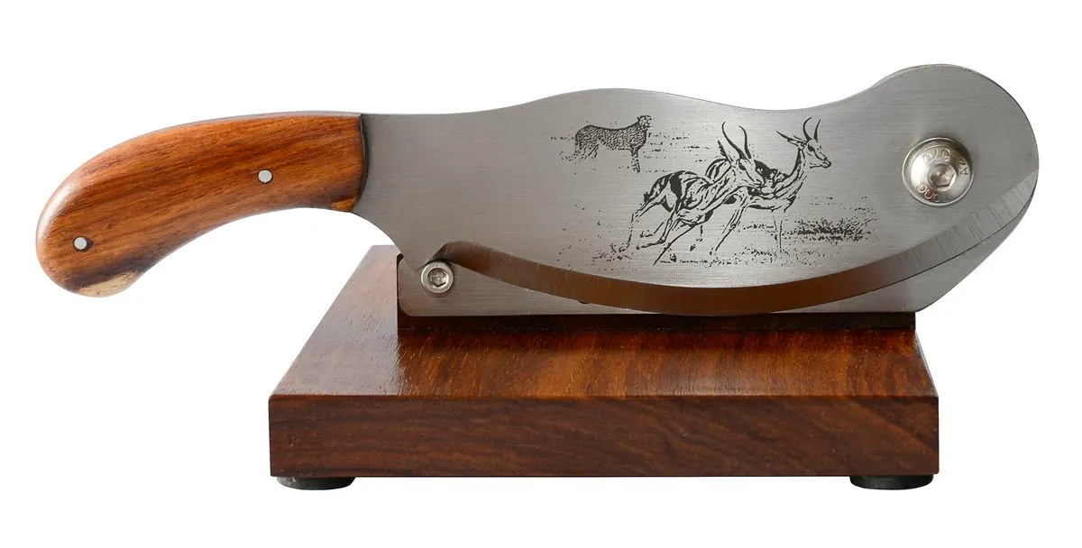 Small Biltong Cutter (Etched) - Springbuck