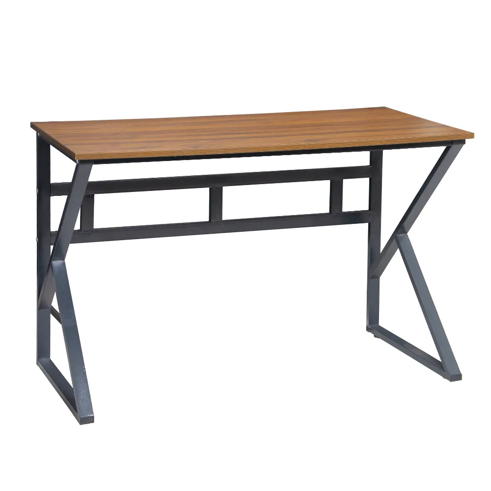 Gaming Desk Computer Desk Home Office Desk Workstation - Black Walnut Finish