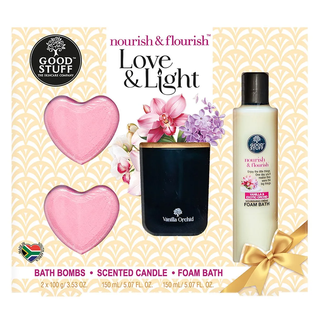 Good Stuff Nourish & Flourish Love & Light Gift Set 4pc