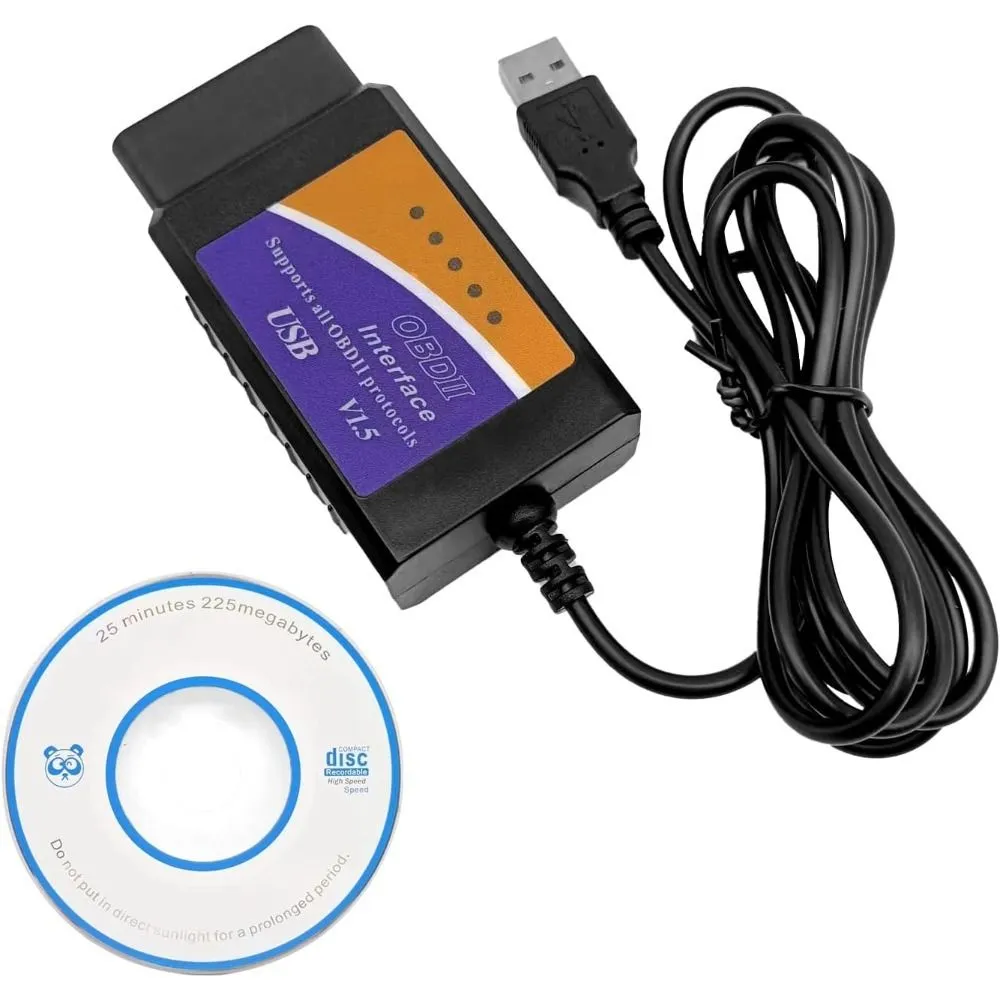 ELM327 USB Adapter OBD2 Scanner for Windows Daily Use