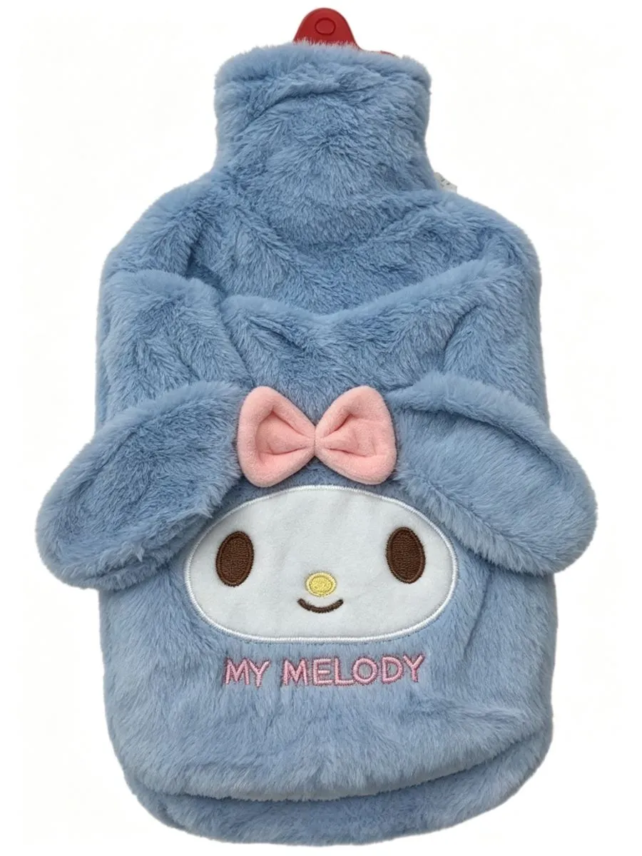 2L(VCHW47) - Hot Water Bottle with Soft Cover - Blue