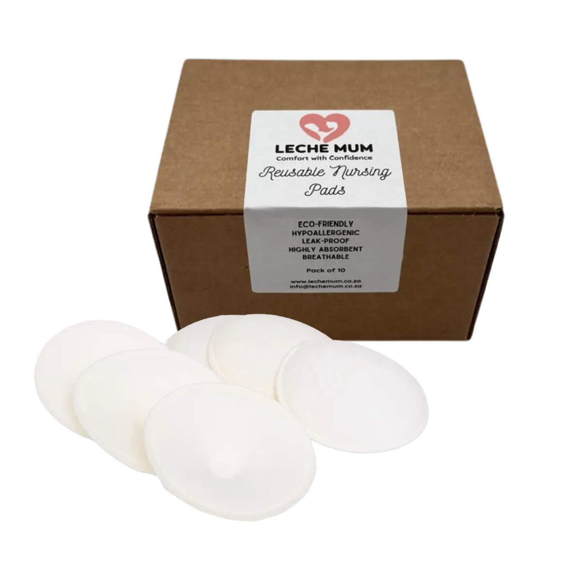 Leche Mum- 100% Cotton Washable Nursing Pads/Reusable Maternity Breast Pads