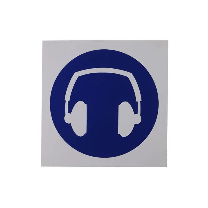 Hearing Protection Sign 290 x 290mm MV4