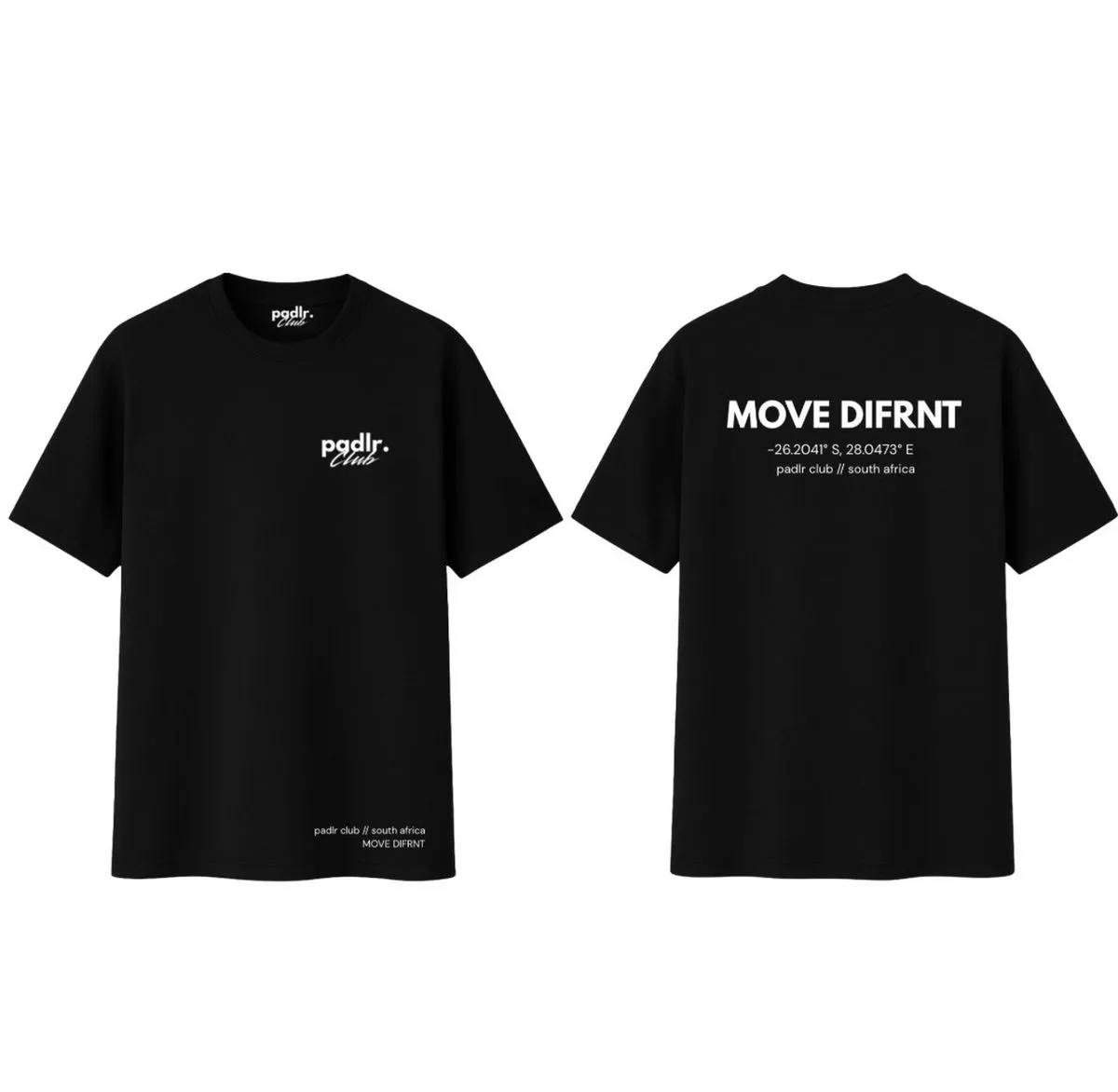 Padlr Club | MOVE DIFRNT Tee - Unisex Quick Dry T-Shirt | Size S (Small)