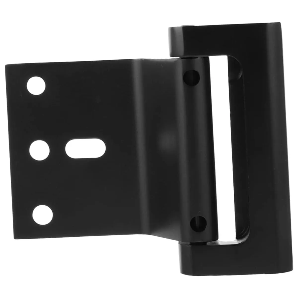 Security Reinforced Door Lock with Screws Aluminium Alloy U Door Lock - Black