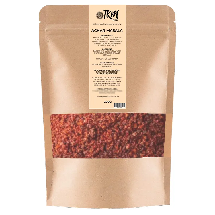 TKM Foods - Achar Masala | Pickle Spice| Marinades and Chutney's - 200G