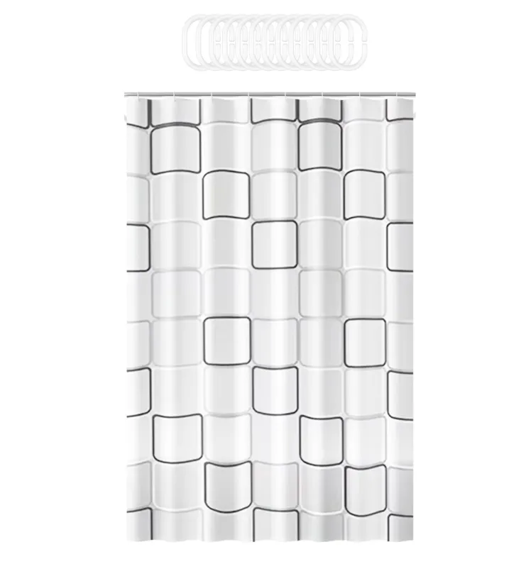Shower Curtain, Waterproof Shower Curtains, For Family 200x200