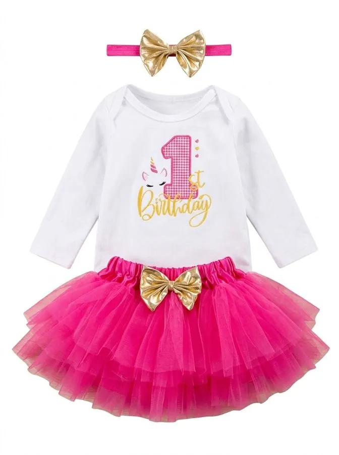 Baby Girl 1st Birthday Outfit