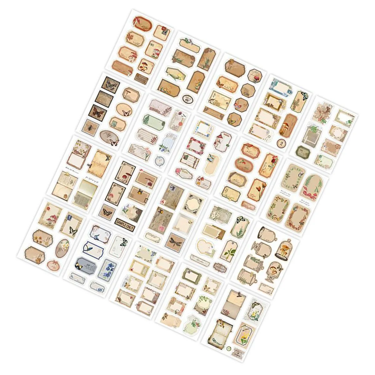 Vintage Scrapbooking Sticker Book