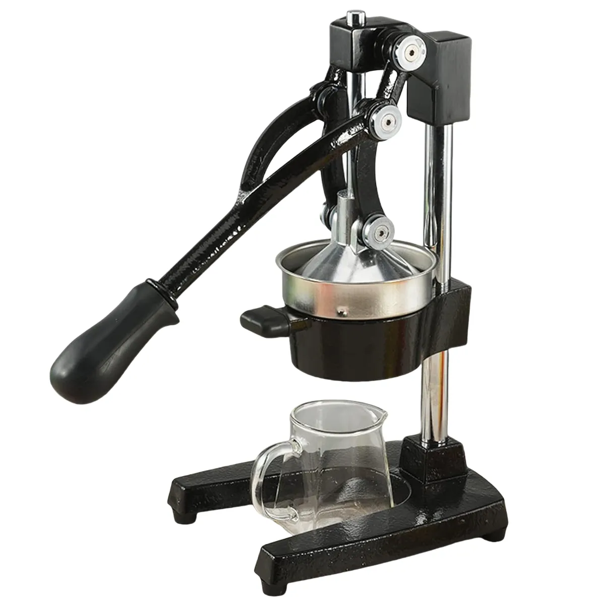 Heavy Duty Manual Citrus Juicer Commercial Home Citrus Hand Press Juicer - Black