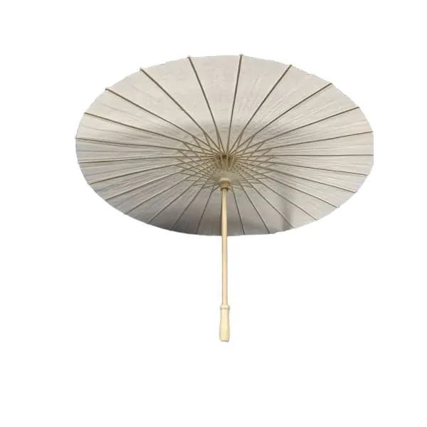 Bamboo Paper Parasol Umbrella - White