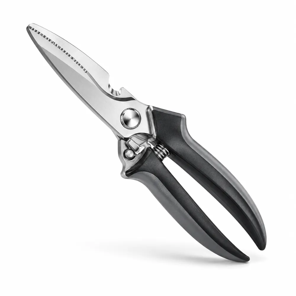 Premium Stainless Steel Poultry Shears - 22 cm Heavy-Duty Kitchen Scissors