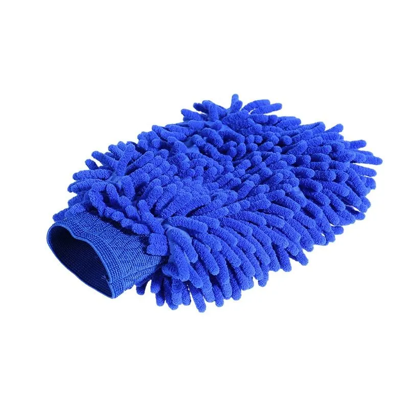 5PCS Chenille Microfiber Car Wash Glove Cleaning Kit