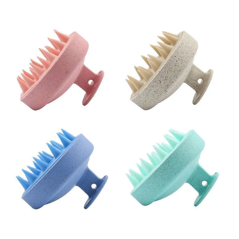 4-Piece Set of Household Head Massage Shampoo Brushes