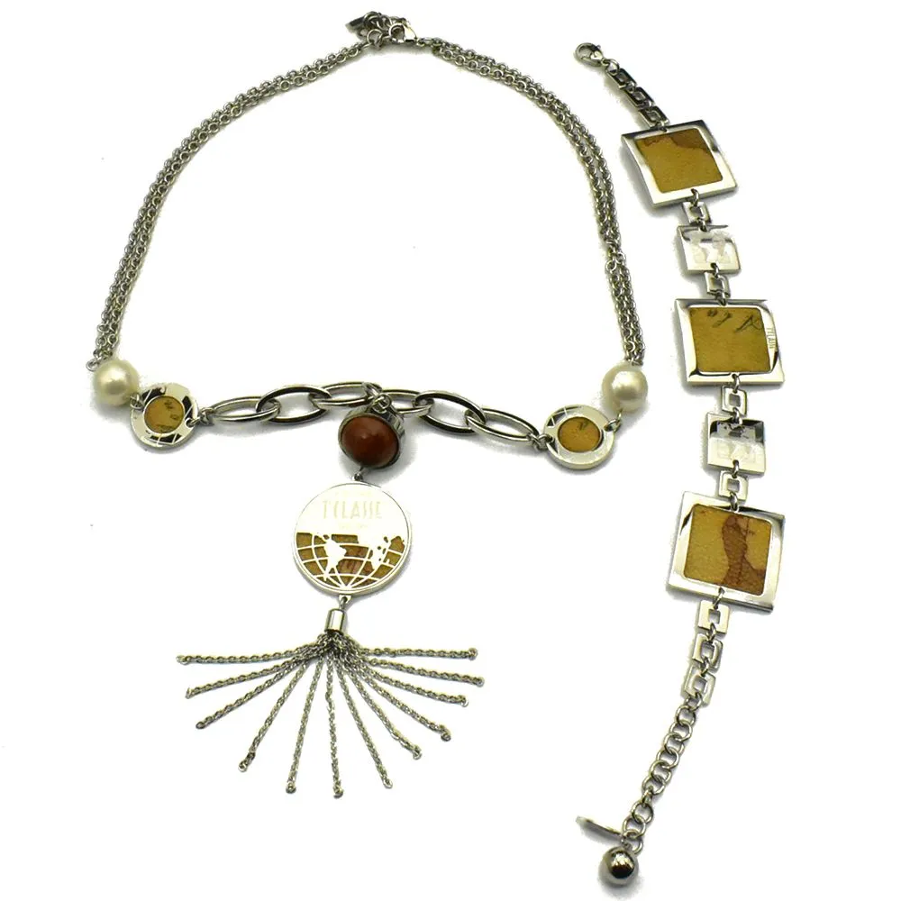 Vintage Travel-Themed Jewellery Set Fashion Jewelry Gift for Women
