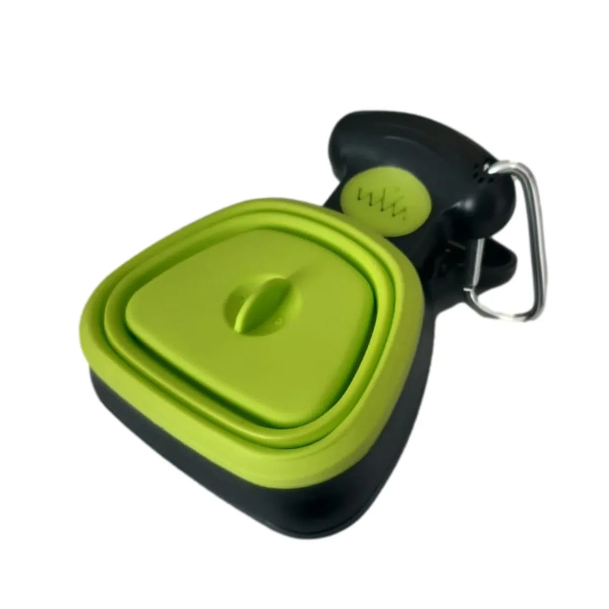 Folding Portable Durable Collapsible ClickOn Clip Waste Disposal Poop Scoop - Green